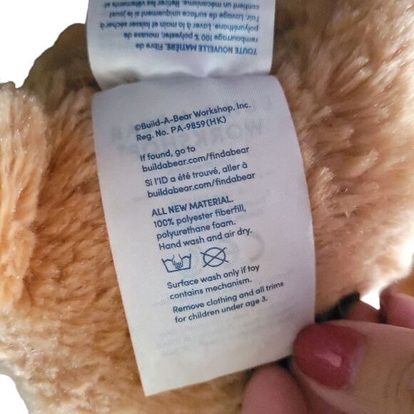 BUILD-A-BEAR 11” PUPPY DOG Brown Stuffed Plush Standing With Tongue Out 👅  2017 - Picture 4 of 6